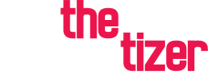 O logotipo branco do The Moneytizer